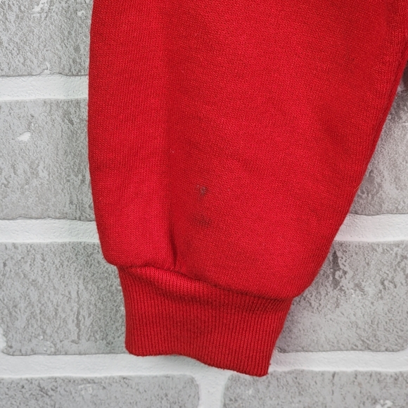 Jerzees Vintage 80's Made in USA Christmas Lights Light Up Ugly Sweatshirt S - Picture 9 of 16